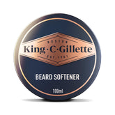King C. Gillette Soft Beard Balm en textura cremosa con cacao suaviza la barba
