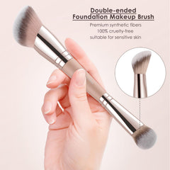KINGMAS angled top blending brush for smooth contour blending and flawless skin finish.