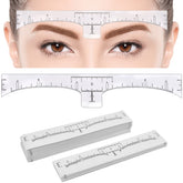 KINGMAS eyebrow ruler disposable sticker measuring tool for precise brow balance during makeup