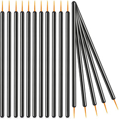 KINGMAS disposable eyeliner brush pack shown with protective sleeves for hygienic, sanitized application.