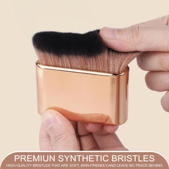 KINGMAS Kabuki body brush with soft bristles for flawless makeup blending