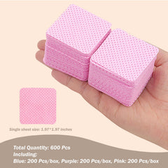 Wipes are ideal for wiping base coats, top coats, and gel surfaces during manicures.