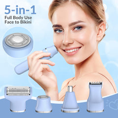 KINGTEE IPX7 waterproof shaver for wet and dry use close-up