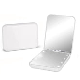Kintion pocket mirror LED 1x-3x magnification for precise makeup checks on the go.
