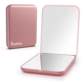 Kintion Pocket Mirror rose gold front view for on-the-go touch-ups.
