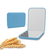 Kintion pocket mirror blue front view for on-the-go touch-ups