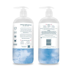 Close-up of Kirk's creamy lather during cleansing
