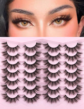 Kiromiro 6-layer volume lashes for fuller natural look.