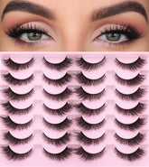 Kiromiro false lashes pack with a natural look for all-day wear