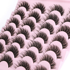 Kiromiro faux mink band lashes offer soft, seamless look and comfort.