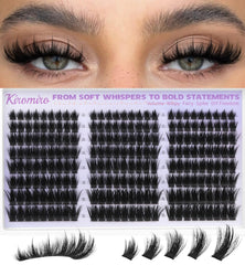 Kiromiro lash clusters with spikes offer bold manga-style volume for dramatic daytime looks.