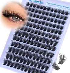 Kiromiro Lash Clusters wispy 10-16mm for feathered natural volume.