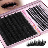 Kiromiro lash clusters with spikes fluffy 10-18mm for textured, dramatic volume