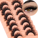 Kiromiro Mink Lashes 18mm cat-eye 3D volume for camera-ready eyes.