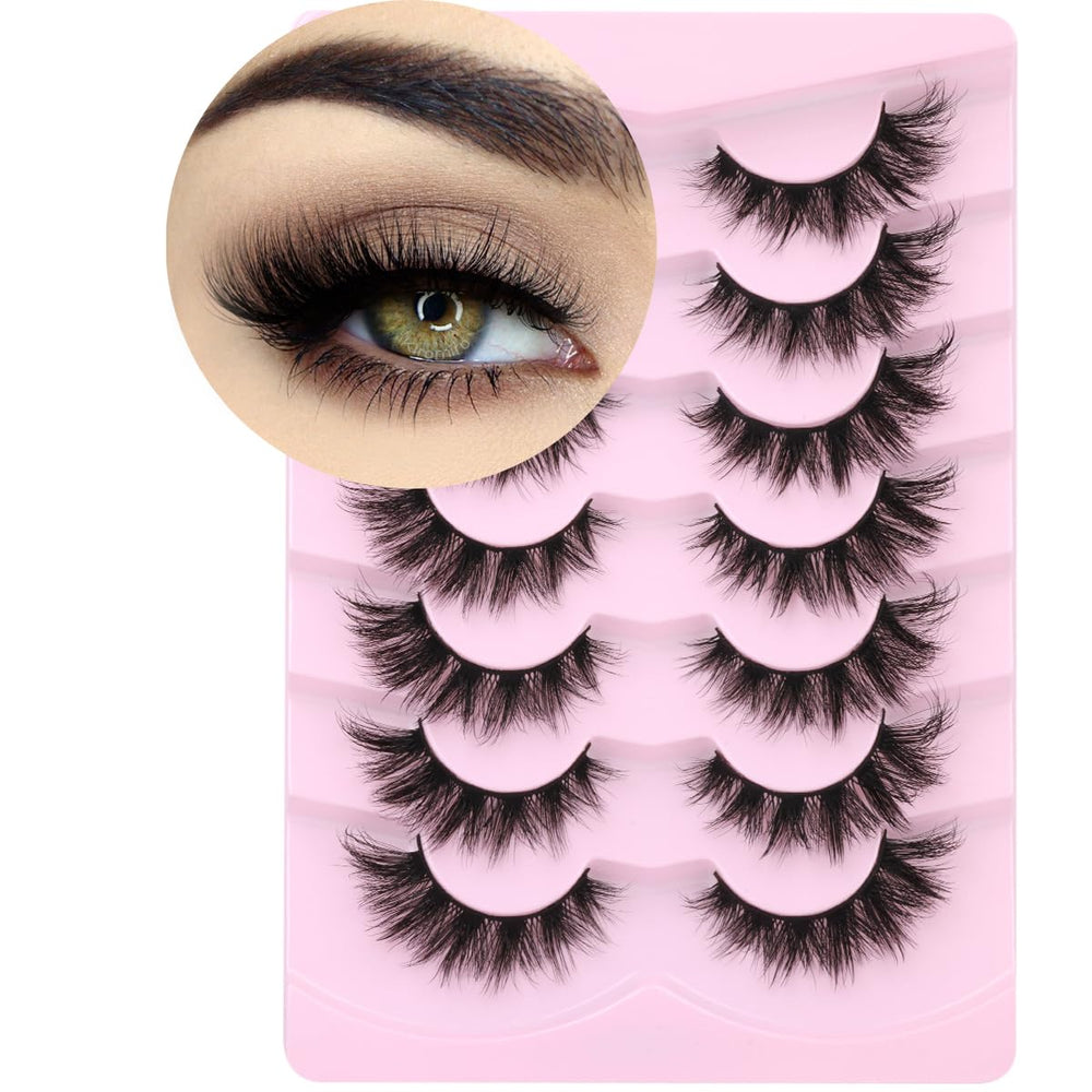 Kiromiro Mink Lashes wispy 3D cat eye for natural dramatic look