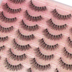 Kiromiro short cat-eye lashes enhance outer corners