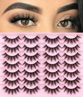 Kiromiro wispy faux mink lashes 16mm deliver a long-lasting, dramatic look.