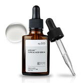 KisoCare Azelaic Acid Serum bottle showing smooth texture and even tone preparation.