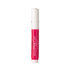 KISS adhesivo gel rosa, detalle de fijación de diseños en uñas.