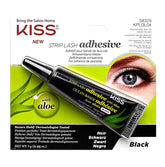 KISS lash adhesive bottle cap and applicator for precise lash placement
