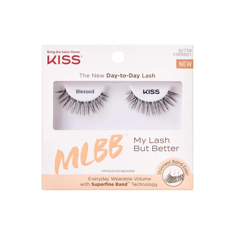 KISS Blessed 12mm lash band closeup shows ultra-thin band for seamless wear