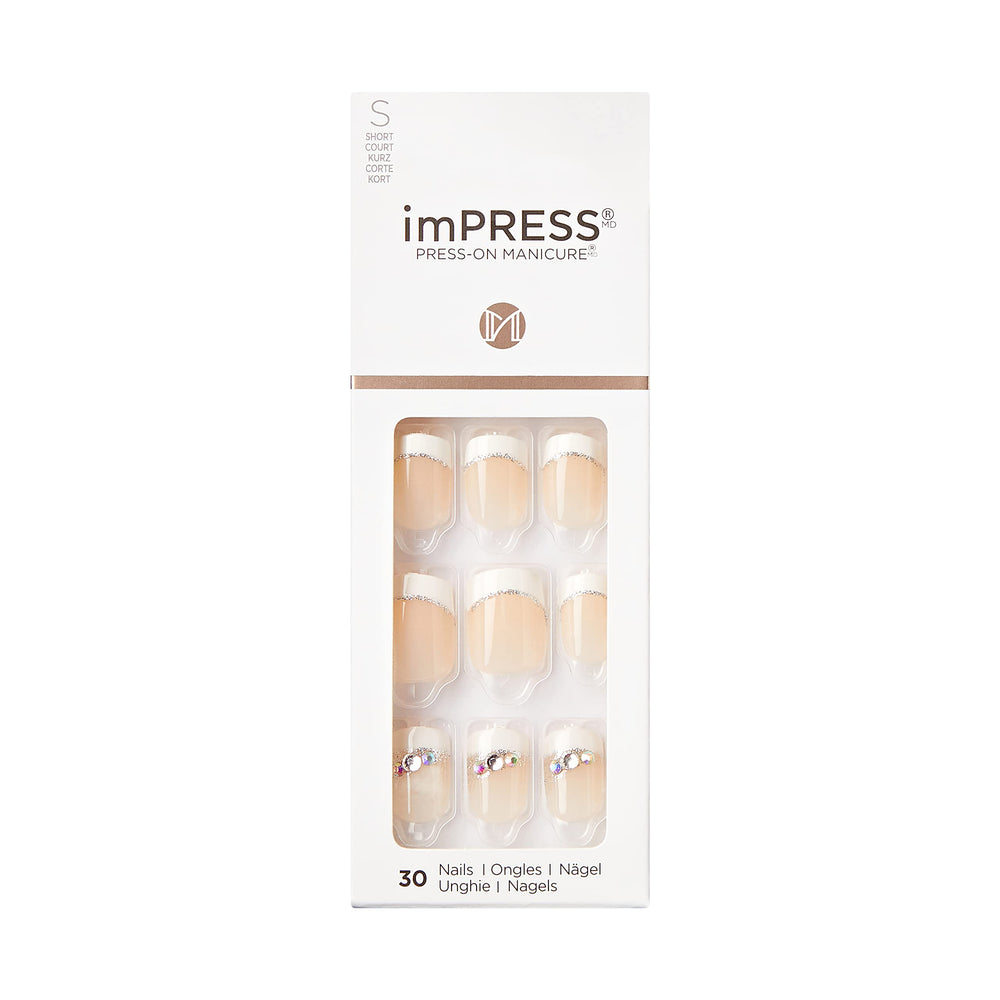 KISS imPRESS Believe kit for quick at-home press-on manicure.