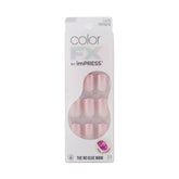 KISS Impress Color FX con efecto ojo de gato para uñas medias con acabado cromado