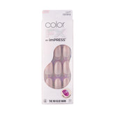 KISS Impress Color FX uñas medias para un look natural y equilibrado