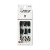 KISS ImPRESS aplicación rápida sin adhesivo para uñas en casa.