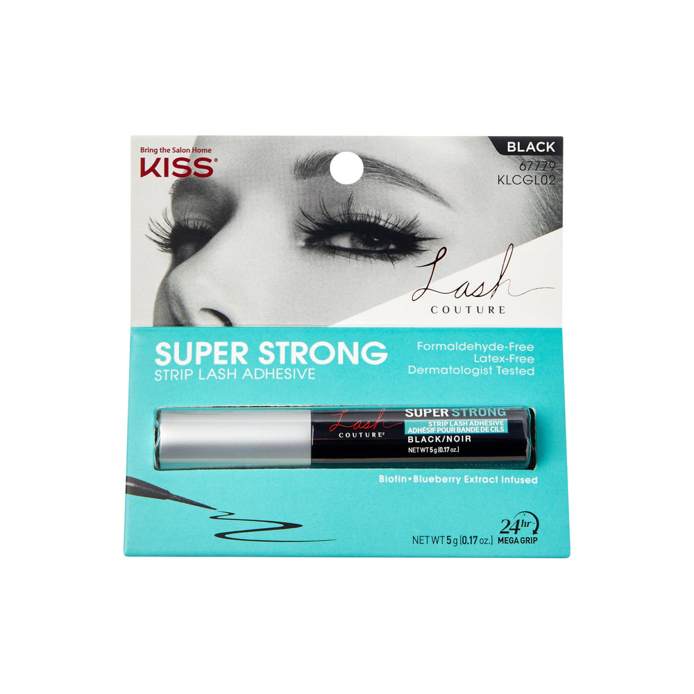 KISS Lash Couture bottle with pour spout for clean application.