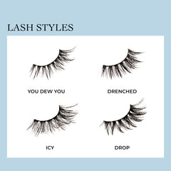KISS Lash Drip crisscross pattern adds boosted volume and fullness.