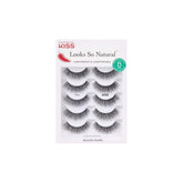 KISS Looks So Natural Flirty lashes highlight outer corners for eye-opening shape