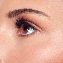 KISS Looks So Natural Shy 12mm lashes close-up with tapered ends for natural blend.