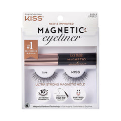 KISS Lure magnetic eyeliner and lashes kit for easy, glue-free application