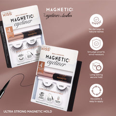KISS Charm packaging highlights included eyeliner and lashes.