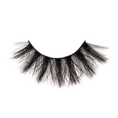KISS Matte Black faux mink texture looks luxurious and soft.