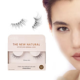 KISS The New Natural lashes closeup show subtle daily volume.