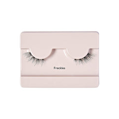 KISS The New Natural Easy Apply lashes simplify daily makeup look.