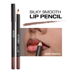 KISS NEW YORK lapiz-labial nude-truffle tono suave para un look natural