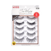 KISS So Wispy collection: wispy lashes providing natural-looking volume for daily wear.