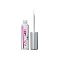 KISS SuperStick Waterproof-Sweatproof formula keeps lashes in place through activity.