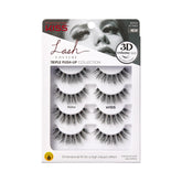 Kiss Triple Push-Up 12mm lash strip showcases dramatic lift with light feel