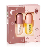 KISSIO conjunto potenciador de volumen para labios, tubo amarillo para uso diurno.
