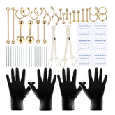 kit-piercing-58-piezas-acero-quirurgico-para perforaciones seguras