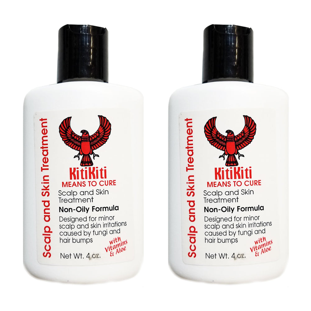 Kitikiti tratamiento para cabello y piel, aporta alivio suave al cuero cabelludo.