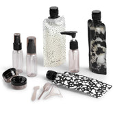 Kitsch 11-piece travel bottle kit main set with leak-proof bottles for easy packing.