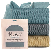 Kitsch Esponja Red Africana para exfoliacion diaria del cuerpo