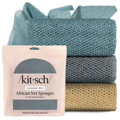Kitsch Esponja Red Africana para exfoliacion diaria del cuerpo