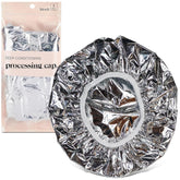 Kitsch aluminum foil heat cap closeup shows durable, reusable heat retention