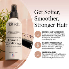 Kitsch Argan Milk Spray textura suave para deslizamiento y nutrición